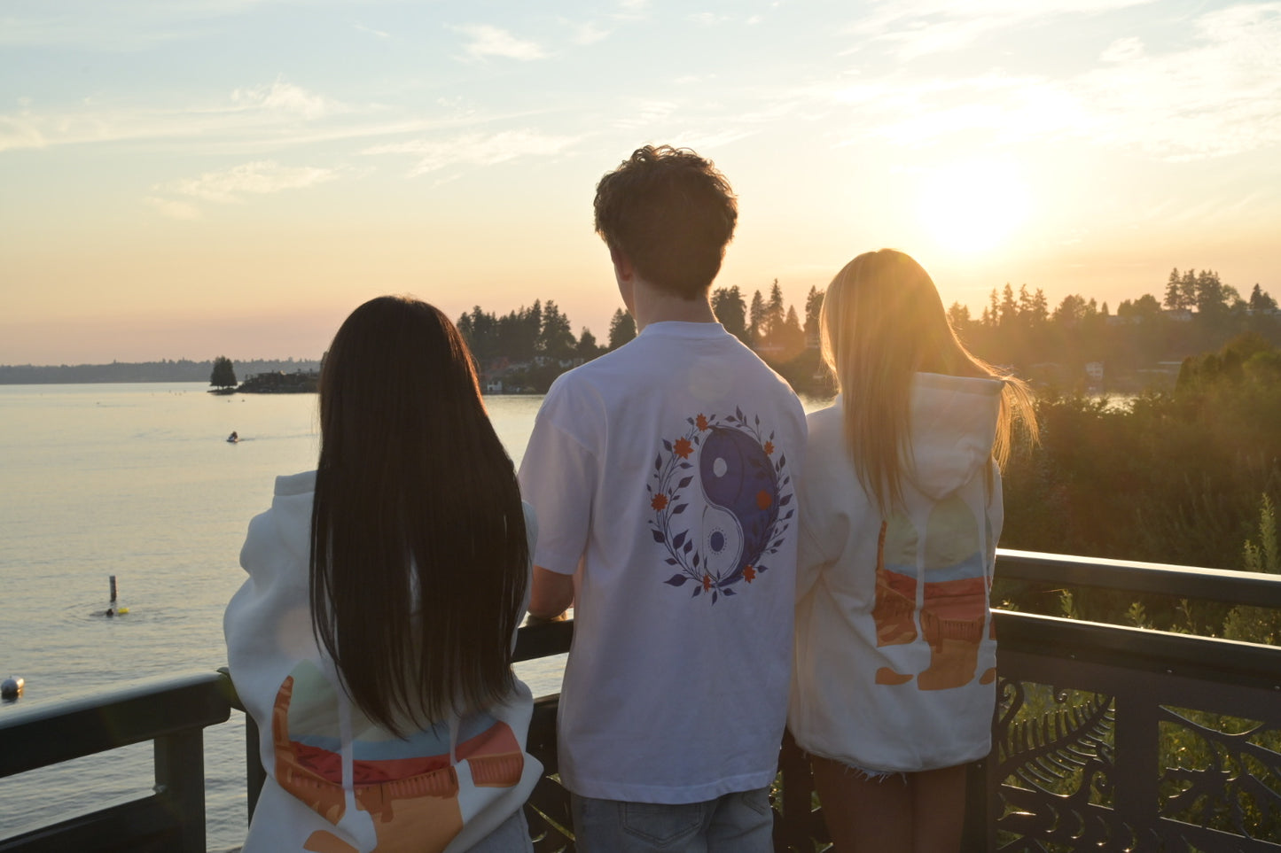 988 Find Your Peace Embroidered T-Shirt