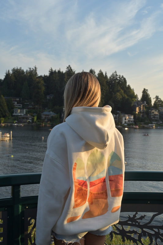 988 Find Your Peace Embroidered Hoodie